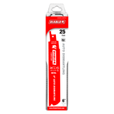 Diablo DS0614WBF25 6" 14/18 TPI Bi-Metal Reciprocating Saw Blades for Auto Dismantling (Cuts Metals 1/16" to 5/16") (25-Pack)
