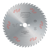 Freud LU1G02 300mm Carbide Tipped Blade for Ripping & Crosscutting, Rounded tooth on the side.