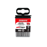 Diablo DSQ22P15 2" #2 Square Drive Bits (15-Pack)