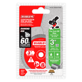 Diablo DMADC0300 3" Diamond Continuous Rim Masonry Cut-Off Disc
