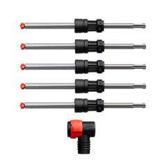 Diablo DMAPLA4440-S6 1/2" x 4" x 10" AMPED™ Rebar Demon™ SDS-Plus 4-Cutter Full Carbide Head Dust Extraction Hammer Drill Bit (5-Pack)