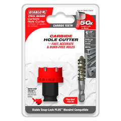 Diablo DHS1125CF 1-1/8" Steel Demon™ Carbide Teeth Hole Cutter