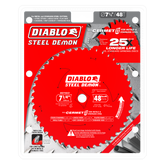 Diablo D0748CFX 7-1/4" x 48 Tooth Steel Demon™ Cermet II Saw Blade for Metals and Stainless Steel