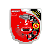 Diablo DCD050040H15G 5" 40-Grit Hook & Lock™ ROS Sanding Discs (15-Pack)
