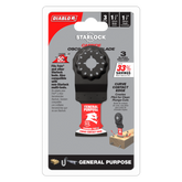 Diablo DOS125CGP3 1-1/4" AMPED™ Demo Demon™ Starlock Carbide Teeth Oscillating Blades for General Purpose Cuts (3-Pack)
