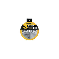 DeWalt DW3578P3 7-1/4" 24T Framing Saw Blade, 3-Pack - image 1
