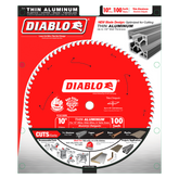 Diablo D10100N 10" x 100-Teeth Saw Blade for Thin Aluminum
