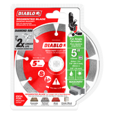 Diablo DMADS0500 5" Diamond Segmented Masonry Cut-Off Blade