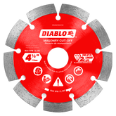 Diablo DMADS0450 4-1/2" Diamond Segmented Masonry Cut-Off Blade