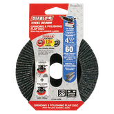 Diablo DCX045060N01F 4-1/2" 60-Grit Type 29 Steel Demon™ Flap Disc for Metal