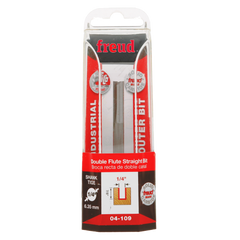 Freud 04-109 1/4" (Dia.) Double Flute Straight Bit