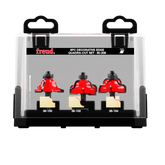 Freud 90-206 6 Piece Decorative Edge Quadra-Cut™ Router Bit Set
