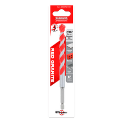 Diablo DMARG1140 7/16" x 4" x 6" SPEEDemon™ Red Granite Carbide-Tipped Hammer Drill Bit
