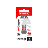 Diablo DPH2R1P2 1" Phillips Drive Bits for Drywall (2-Pack)