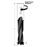 Freud BP13057R 13 mm (Dia.) Brad Point Bit