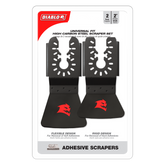 Diablo DOUSCRP2 Universal Fit High Carbon Steel Oscillating Scraper Set for Adhesive Removal
