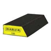 Diablo DFBANGBFIN01G 8" x 3" x 1" 100-Grit Extended Corner Contact Spanding Sponge