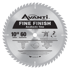 Avanti A1060X Avanti 10" X 60t Fine Finish