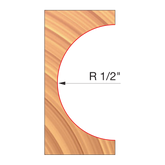 Freud UP107-IC 3-9/16" x 1" x 1-1/4" Convex Radius Cutters
