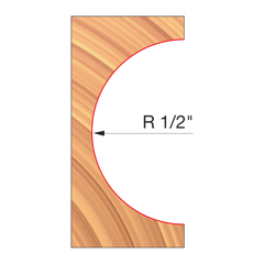 Freud UP107-IC 3-9/16" x 1" x 1-1/4" Convex Radius Cutters
