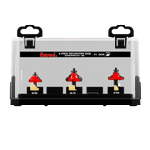 Freud 91-206 6 Piece Decorative Edge Quadra-Cut™ Router Bit Set