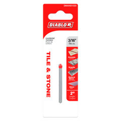 Diablo DMANS1020 3/16" Tile & Stone Carbide Tipped Drill Bit