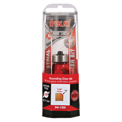 Freud 34-120 1/4" Radius Rounding Over Bit (Quadra-Cut)
