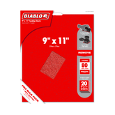 Diablo DCS911080S20G 9" x 11" 80-Grit (Coarse) Sanding Sheet (20-Pack)