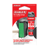 Diablo DFBBLOCUFN01G 4" x 2-1/2" x 1" 180-Grit Flat Edge Sanding Sponge