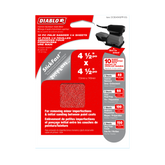 Diablo DCS045VGPP10G 4-1/2" x 4-1/2" Assorted Palm Sander 1/4 Sheets (10-Pack)