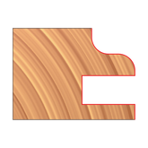 Freud UP264-IC 3-9/16" x 1" x 1-1/4" 3/4" Stock Male & Female Cabinet Door Cutter Sets