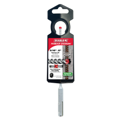 Diablo DMAPL4040 3/16" x 4" x 6" Rebar Demon™ SDS-Plus 4-Cutter Full Carbide Head Hammer Drill Bit