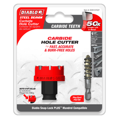 Diablo DHS1375CF 1-3/8" Steel Demon™ Carbide Teeth Hole Cutter