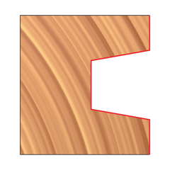 Freud UP033-IC 3-9/16" x 1-3/32" x 1-1/4" Wedge Tongue & Groove Cutters