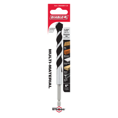Diablo DMAMM1120 1/2" x 4" x 6" Multi-Material Carbide-Tipped Hammer Drill Bit