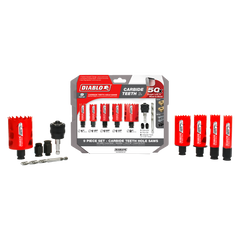 Diablo DHS09SGPCT 9 pc General Purpose Carbide Teeth Hole Saw Set