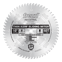 Freud LU91M010 10" Thin Kerf Sliding Compound Miter Saw Blade