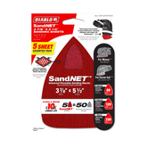 Diablo DNTCATASTH05G 3-7/8" x 5-1/2" CAT/Mouse SandNET™ Assorted Reusable Sanding Sheets (5-Piece)