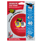 Diablo DCC045040N01F 4-1/2" 40-Grit Steel Demon™ Corner-Edge™ Flap Disc for Metal