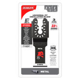 Diablo DOU125BF3 1-1/4" Steel Demon™ Universal Fit Bi-Metal Oscillating Blades for Metal (3-Pack)