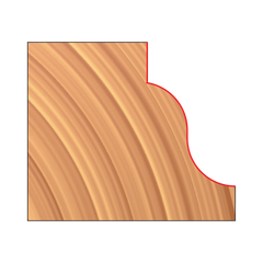 Freud UP005-IC 3-5/8" x 45/64" x 1-1/4" Roman Ogee Cutters