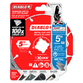 Diablo DDX050DIA101F 5" X-LOCK Diamond Rimmed Metal Cut-Off Disc