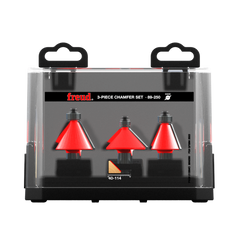 Freud 89-250 3 Piece Chamfer Bit Set