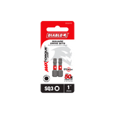 Diablo DSQ31P2 1" #3 Square Drive Bits (2-Pack)
