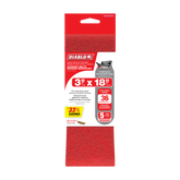 Diablo DCB318036S05G 3" x 18" 36-Grit Sanding Belts (5-Pack)
