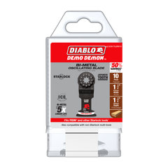 Diablo DOS175JBW10 Diablo Demo Demon™ 1-3/4" Starlock Bi-Metal Oscillating Blades for Clean Wood (10-Pack)