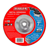 Diablo DBD070250B01F 7" x 1/4" x 5/8"-11 Type 27 HUB Metal Grinding Disc