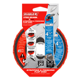 Diablo DCX045VFNX01F Diablo Steel Demon™ 4-1/2" Fine-Grit Stripping and Finishing Flap Disc for X-LOCK™ and 7/8" Arbor Angle Grinders