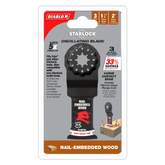 Diablo DOS125BW3 1-1/4" Demo Demon™ Starlock Bi-Metal Oscillating Blades for Nail-Embedded Wood (3-Pack)