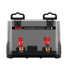 Freud 89-650 4 Piece Undersized Plywood Bit Set (1/2" Shank)